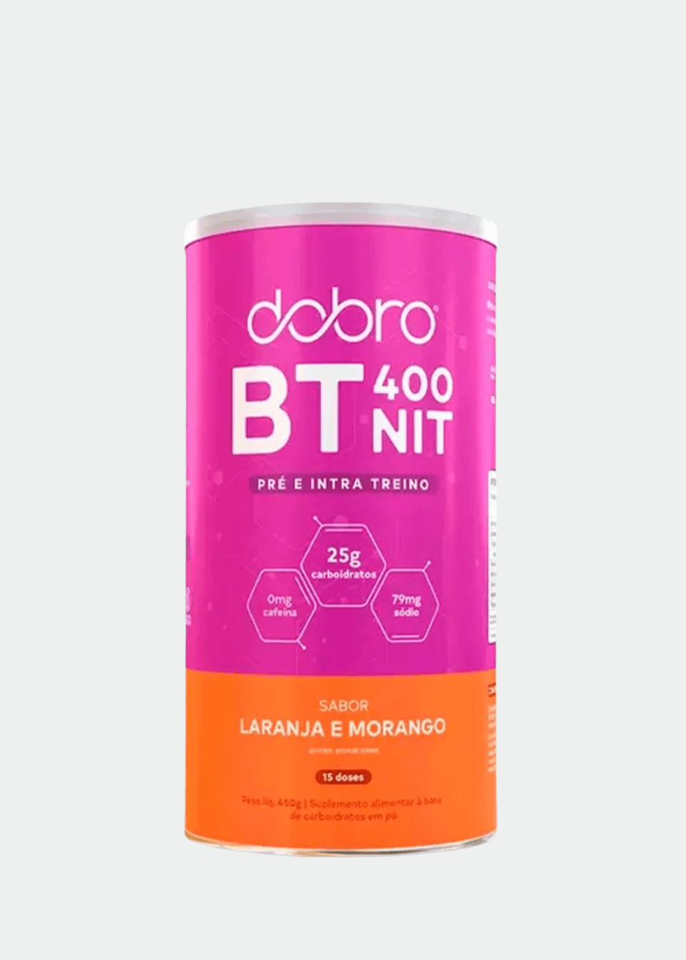 Pré Treino Bt Laranja e Morango Dobro - 450g